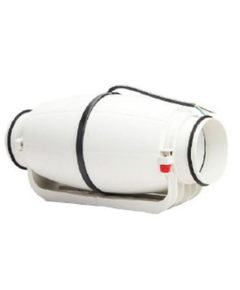 Вентилятор осевой канальный д.100 ультратихий 220В, 40Вт, 310м3/ч, 2 скор. Promistral фото