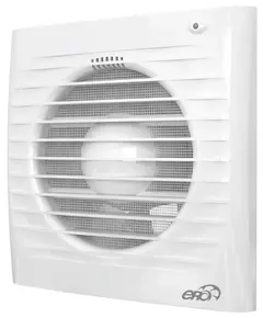 Ventilator de extracție axial cu viteză dublă, plasă și fotodetector ERA 4S ETF-03 Alb