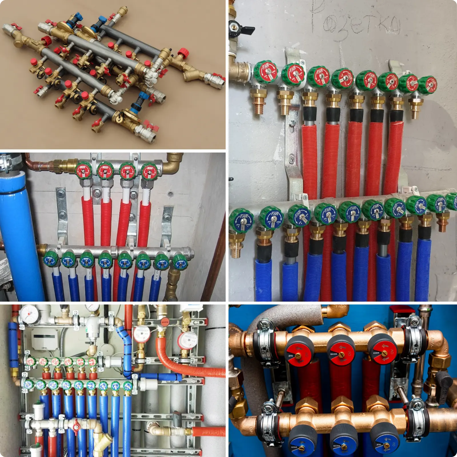 Коллекторы для систем водоснабжения ᐈ Цена Магазин 4elements.md Кишинев