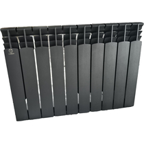 Биметаллический радиатор KUBBER KUB-500B/100 Black фото