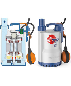 Дренажный насос для агрессивных жидкостей Pedrollo TOP-2 LA 0,37 kW фото