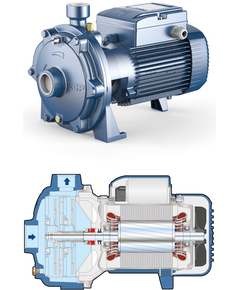 Центробежный насос с двумя рабочими колесами Pedrollo 2CP40/180A 7,5 kW фото