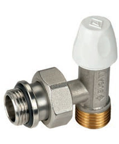 Кран угловой (обратка) 16х1/2" (металлопл. с уплотнительн. рез) Bugatti фото