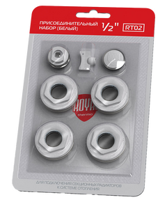 Комплект аксесуаров 1x1/2'' silver Royal Thermo фото