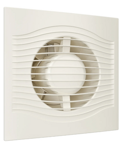 Ventilator de evacuare cu clapetă antireflux Diciti SLIM 4C D100 Ivory