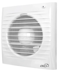 Ventilator de extracție axial cu plasă și fotodetector ERA 4S ETF Alb