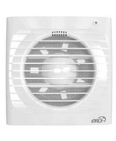 Осевой вытяжной вентилятор с сеткой и таймером ERA 6S ET D150 White фото