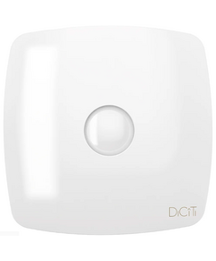 Ventilator de extracție axial cu clapetă de sens DICITI RIO 4C D100 Alb