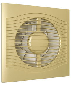 Ventilator de extracție design cu clapetă de sens Diciti Slim 5C D125 Champagne