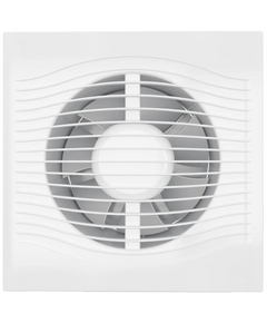 Ventilator de extracție axial cu clapetă antiretur DICITI SLIM 6C D150 Alb