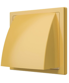 Gura de evacuare murală cu clapetă de sens bej 15x15 d.100 Era