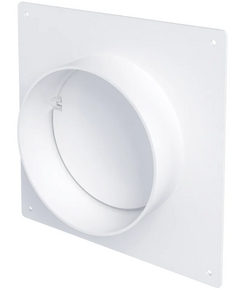 Conector canale rotunde cu placă de acoperire și clapetă antiretur Era 15SKNPO D150