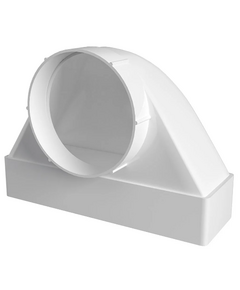 Соединиель угловой плоского воздуховода с распределителями 90° 6х20 д.100 Эра фото