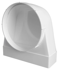 Соединиель угловой плоского воздуховода с распределителями 90° 6х20 д.160 Эра фото