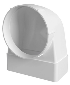 Соединитель угловой плоского воздуховода с распределителями 90° 6х12 д.100 фото