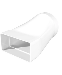 Соединитель эксцентриковый плоского воздуховода с круглым 6х20 д.160 фото