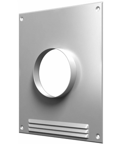 Площадка торцевая с решеткой д.150 метал. эмалир. Эра фото