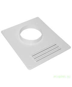 Площадка торцевая пластиковая 20х24 d.100 фото