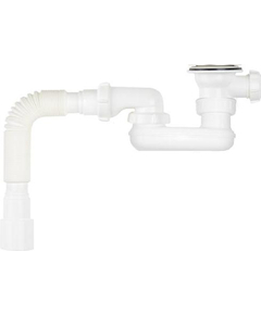 Sifon pentru cadă de duș 1 1/2"x40 plat reglabil cu evacuare cu g.t. 40x40/50 Aquant