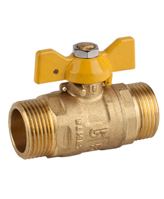 Шаровый кран для газа бабочка 1/2" MM Genebre фото