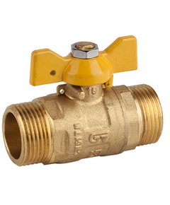 Шаровый кран для газа бабочка 3/4" MM Genebre фото