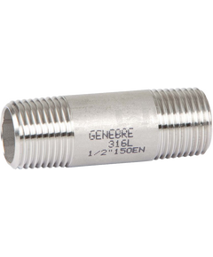 Бочонок (удлинитель) нержавейка 1/2ММ *060 mm Genebre фото