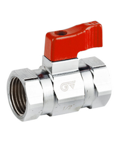Шаровый кран mini 1/2'' FF red Genebre фото