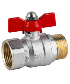 Шаровой кран бабочка red 1" FM Genebre фото