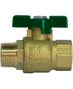 Robinet sferic fluture 1/2'' FM (protecție împotriva înghețului, trecere completă) IVR