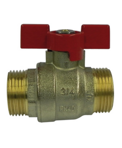 Шаровой кран бабочка 1/2'' MM IVR фото