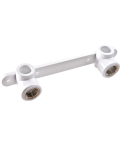 Угольник двойной под смеситель 25х1/2F PN25 (планка) РВК фото