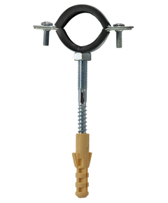 Colier zincat 1/2'' (20-24 mm) (cu șurub M8*80 și diblu inclus) Rosturplast