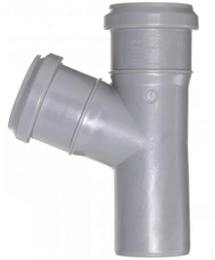 Тройник 50/50 угол 67° HTEA Valsir фото