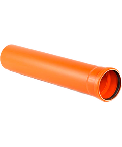 Труба гладкая наруж. ПП д.110 L= 3м (S=3.4 мм) Ростурпласт фото