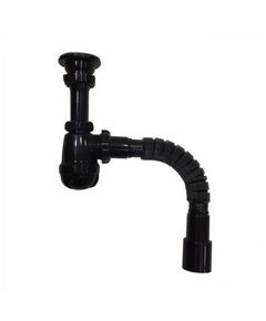 Sifon pentru lavoar 1 1/4" x 40 cu țeavă flexibilă 40x40/50 neagră