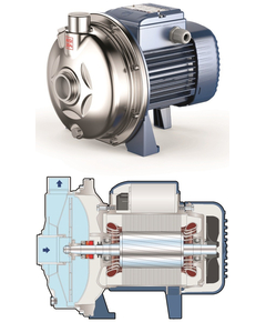 Pompă centrifugală Pedrollo CPm 158-ST4 (AISI 304) 0,75 kW