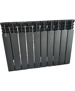 Биметаллический радиатор KUBBER KUB-500B/100 Black фото