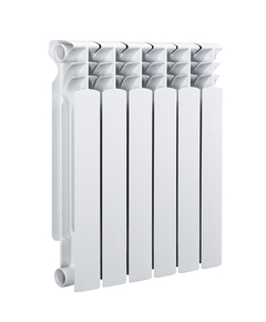 Биметаллический радиатор KUBBER KUB-500W/100 White фото