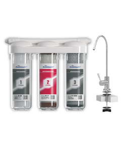 Фильтр под кух. мойку - 3 ступени очистки АБФ-ТРИА -АНТИЖЕЛЕЗО Aquabright фото