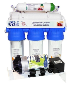 Система обратного осмоса RO-6 с насосом USTM фото