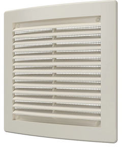 Вытяжная вентиляционная решетка из АБС-пластика Era 1515РЦ 15х15 Ivory фото