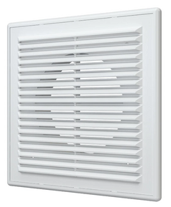 Вытяжная вентиляционная решетка из АБС-пластика с рамкой Era 1515R10F 15х15 D100 White фото