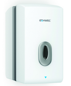 Дозатор мыла 1.1л пластик белый сенсор Genwec фото