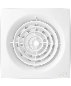 Ventilator de evacuare axial cu clapetă, senzor și temporizator DICITI AURA 4C MRH D100 Alb