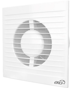 Ventilator de extracție axial cu plasă Era E 100 S D100 Alb