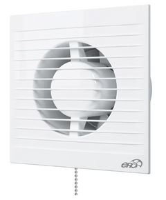 Ventilator axial de extracție cu comutator Era E 125-02 D125 alb