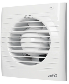 Осевой вытяжной вентилятор с обратным клапаном ERA 4C D100 White фото