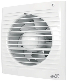 Ventilator de evacuare axial cu clapetă de sens ERA 5C D125 Alb