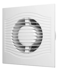 Ventilator de extracție axial cu temporizator electronic Diciti SLIM 4 ET D100 Alb
