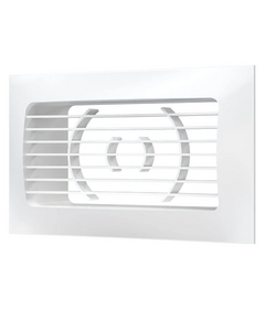 Вытяжная вентиляционная решетка из АБС-пластика с фланцем Era 612РСФ 15х9 White фото